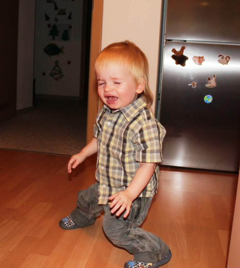 jsem unavený a dávám to klasickým projevem najevo